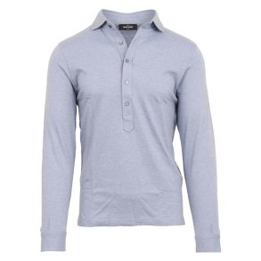 GRAN SASSO Popover Bomuld | Cashmere Lysebl