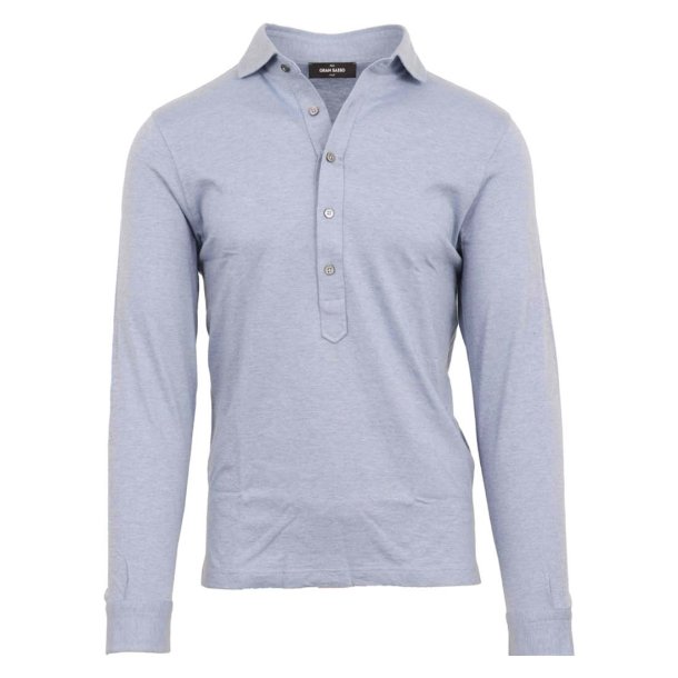 GRAN SASSO Popover Bomuld | Cashmere Lysebl