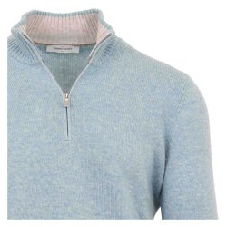 GRAN SASSO Half Zip Tiffany Blue
