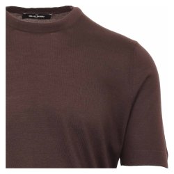 GRAN SASSO T-shirt Uld | Silke | Cashmere Espresso