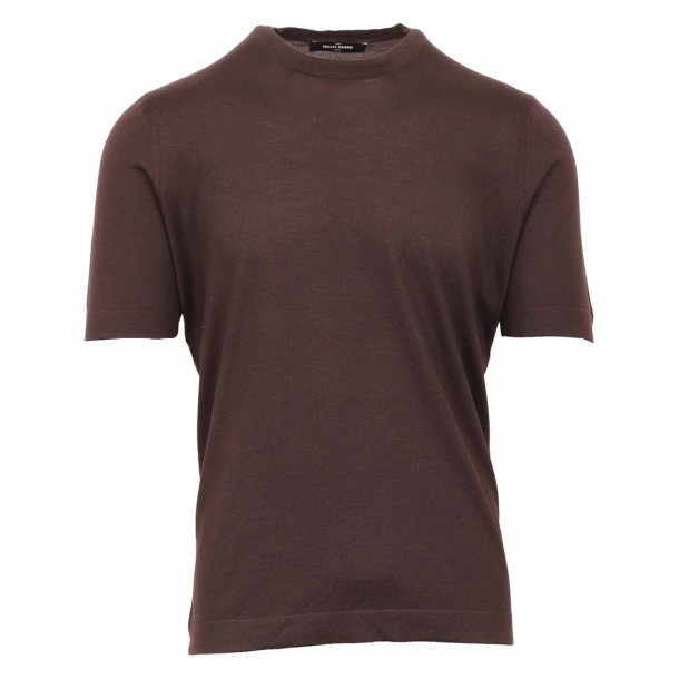 GRAN SASSO T-shirt Uld | Silke | Cashmere Espresso