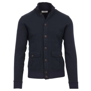 GRAN SASSO Sweatshirt Cardigan Navy