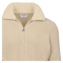 GRAN SASSO Cardigan Sartorial Uld Creme
