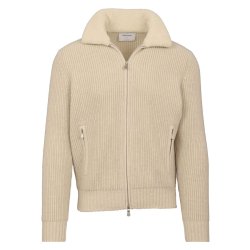 GRAN SASSO Cardigan Sartorial Uld Creme