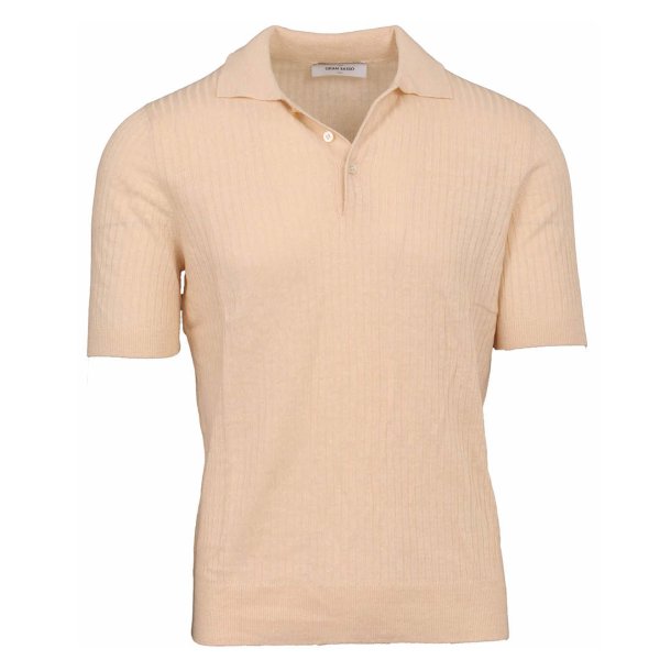GRAN SASSO Polo Hr | Bomuld Creme
