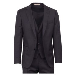 BOSS Jakkest Vest Struktur Navy