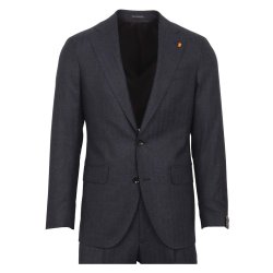 LATORRE Jakkes�t Flannel Sildeben Navy