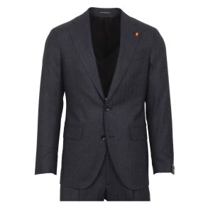 LATORRE Jakkes�t Flannel Sildeben Navy