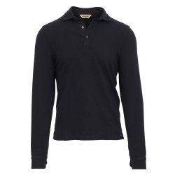 GRAN SASSO Polo Pique Vintage Navy