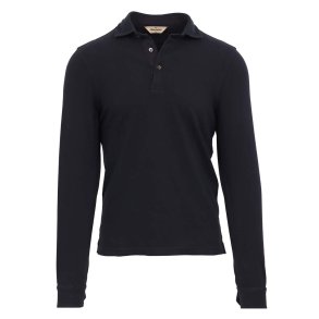 GRAN SASSO Polo Pique Vintage Navy