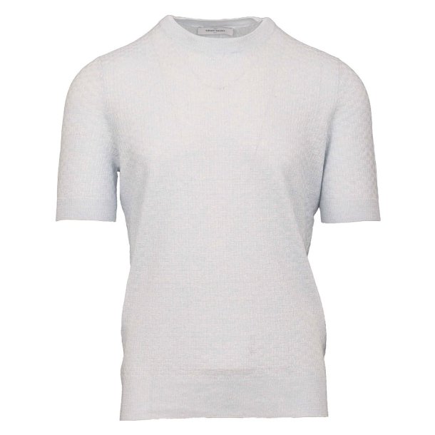 GRAN SASSO T-shirt Struktur Sky Blue