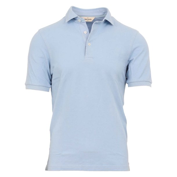 GRAN SASSO Polo Pique Vintage Lys Bl