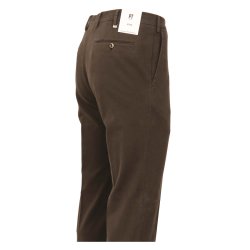 PT TORINO Chinos Struktur M�rkebrun