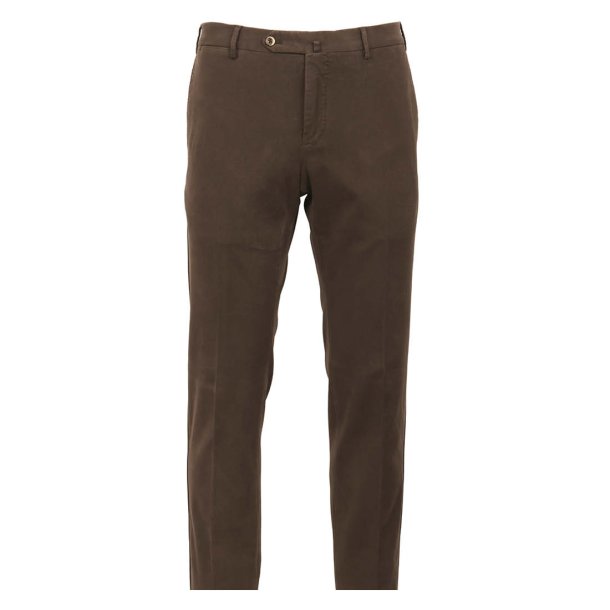 PT TORINO Chinos Struktur M�rkebrun