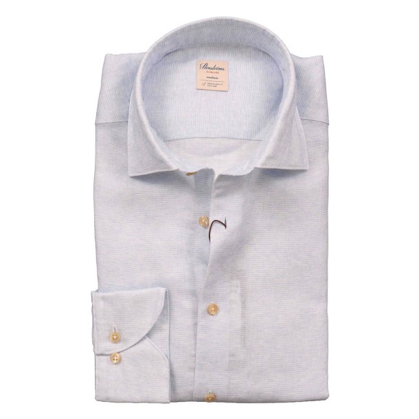 STENSTRM'S Skjorte Slim Hr | Lyocell Lysebl
