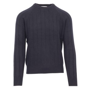 GRAN SASSO Strik Struktur Strib Navy