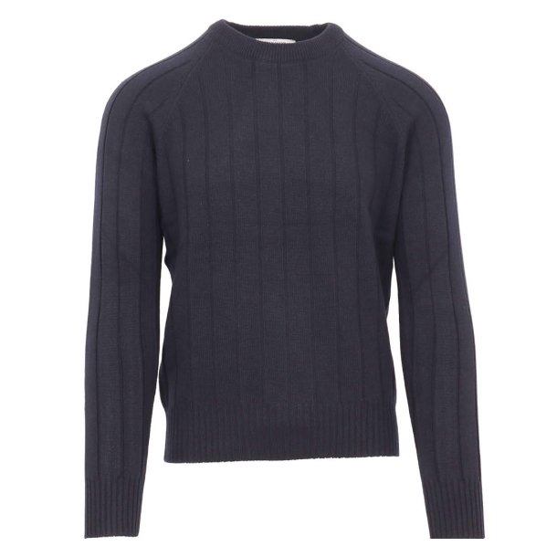 GRAN SASSO Strik Struktur Strib Navy