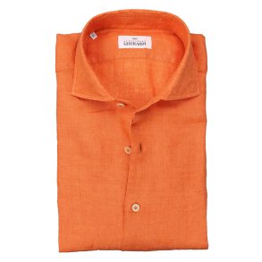 ALESSANDRO GHERARDI Skjorte Hr Orange