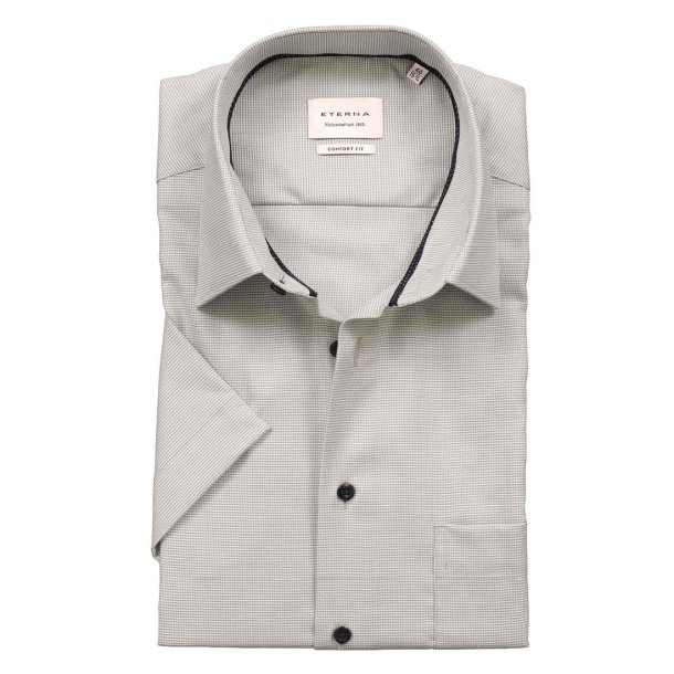 ETERNA Skjorte Comfort Fit Kortrmet Salvie