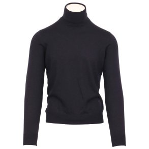 GRAN SASSO Rullekrave Merino Navy