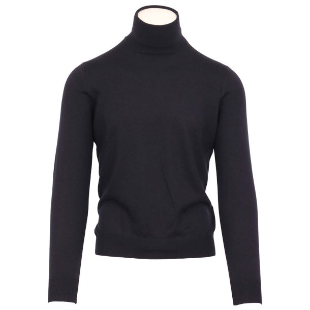 GRAN SASSO Rullekrave Merino Navy