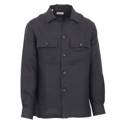 GHERARDI Overshirt Danny H�r Navy
