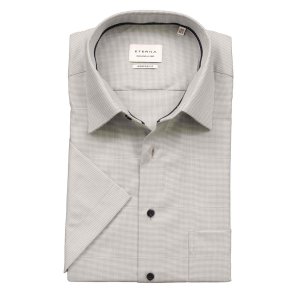 ETERNA Skjorte Modern Fit Kortrmet Salvie