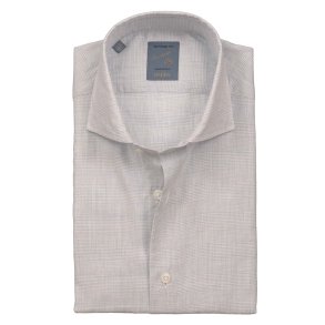 BARBA Skjorte Dandylife Prince Of Wales Ice Blue