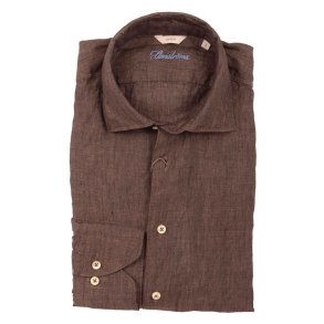 STENSTR�M'S Skjorte Regular H�r M�rkebrun