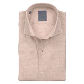 BARBA Skjorte Dandylife Prince Of Wales Beige