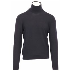 GRAN SASSO Rullekrave Merino Stretch Navy