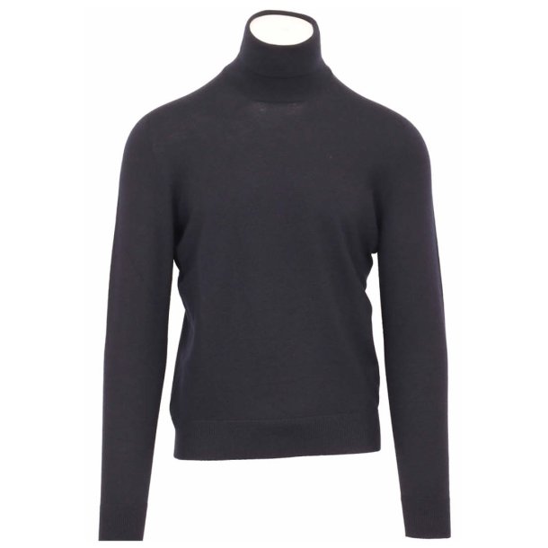 GRAN SASSO Rullekrave Merino Stretch Navy
