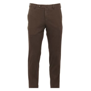 PT TORINO Chinos Soft Twill M�rkebrun