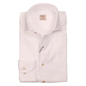 STENSTRM'S Skjorte Fitted One Piece Collar Hvid