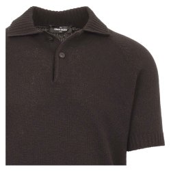 GRAN SASSO Polo Bomuld | Cashmere Sort