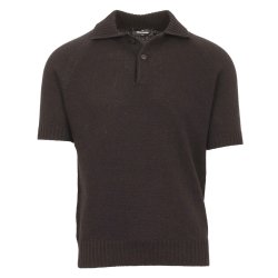 GRAN SASSO Polo Bomuld | Cashmere Sort