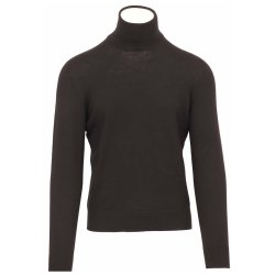 GRAN SASSO Rullekrave Merino Stretch Sort