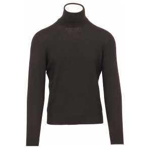 GRAN SASSO Rullekrave Merino Stretch Sort
