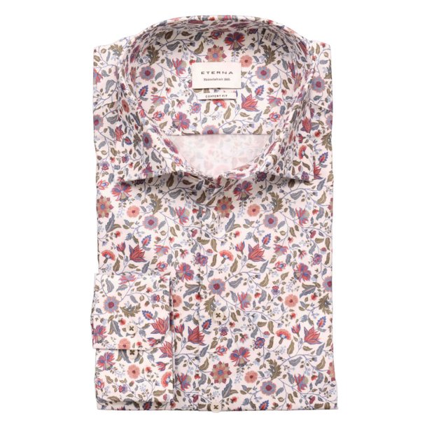ETERNA Skjorte Comfort Fit Blomstret