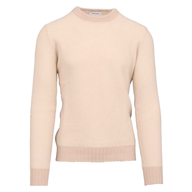GRAN SASSO Strik Struktur Uld | Cashmere Creme