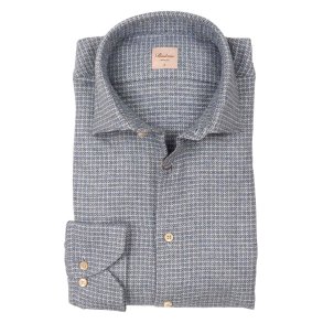 STENSTRM'S Skjorte Regular Flannel Struktur Bl