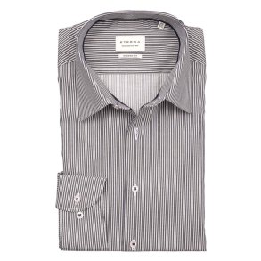 ETERNA Skjorte Modern Fit Stribet Navy
