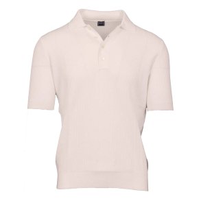 FEDELI Polo Scott Giza Light Dusty Hvid