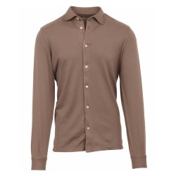 FEDELI Skjorte Jersey Cappuccino