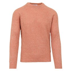 GRAN SASSO Strik Hr | Bomuld Fersken