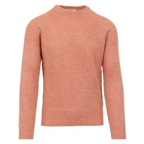 GRAN SASSO Strik Hr | Bomuld Fersken