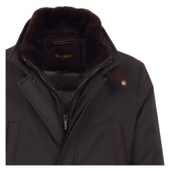 MOORER Jakke Drive Dark Grey