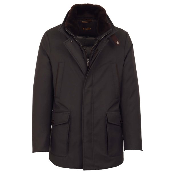 MOORER Jakke Drive Dark Grey