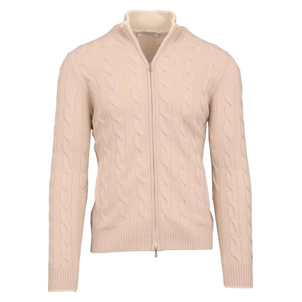 GRAN SASSO Cardigan Kabel Uld | Cashmere Rhvid 50 / M