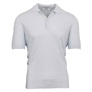 GRAN SASSO Polo Hr | Bomuld Sky Blue